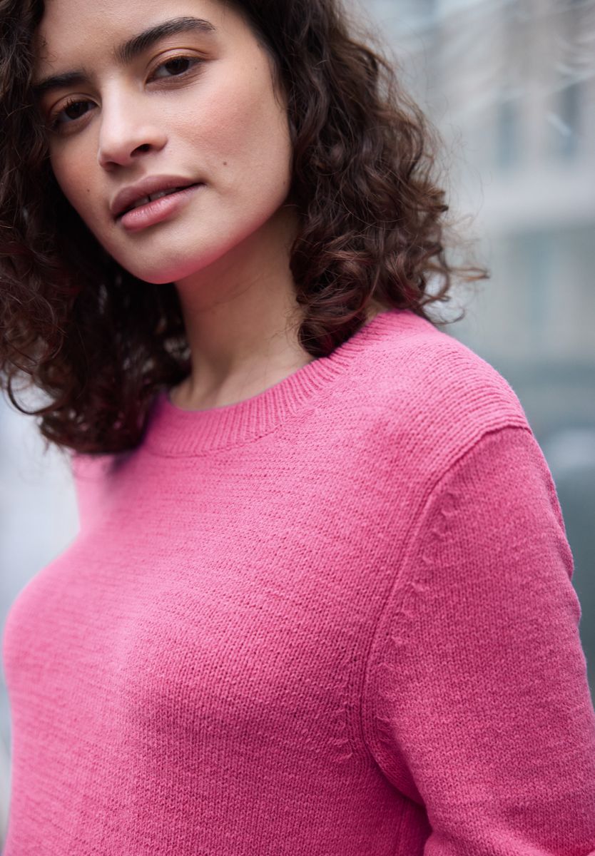 Pullover in Unifarbe