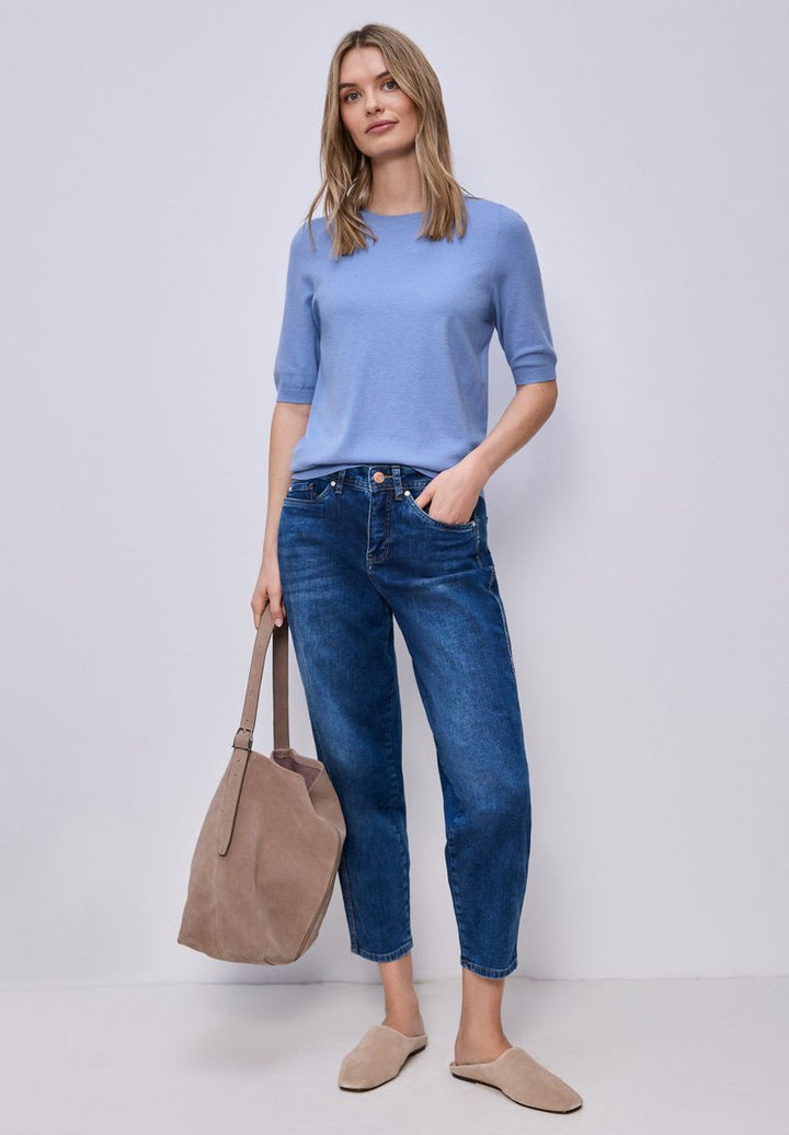 Pullover in Unifarbe