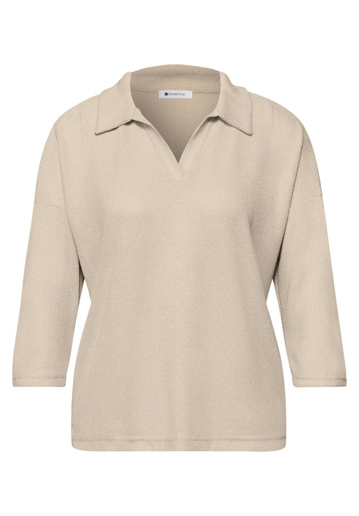 Shirt in Unifarbe