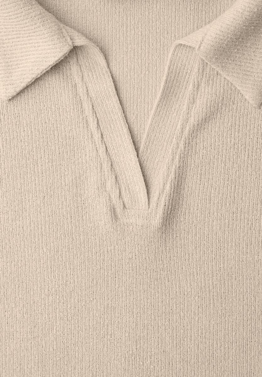 Shirt in Unifarbe