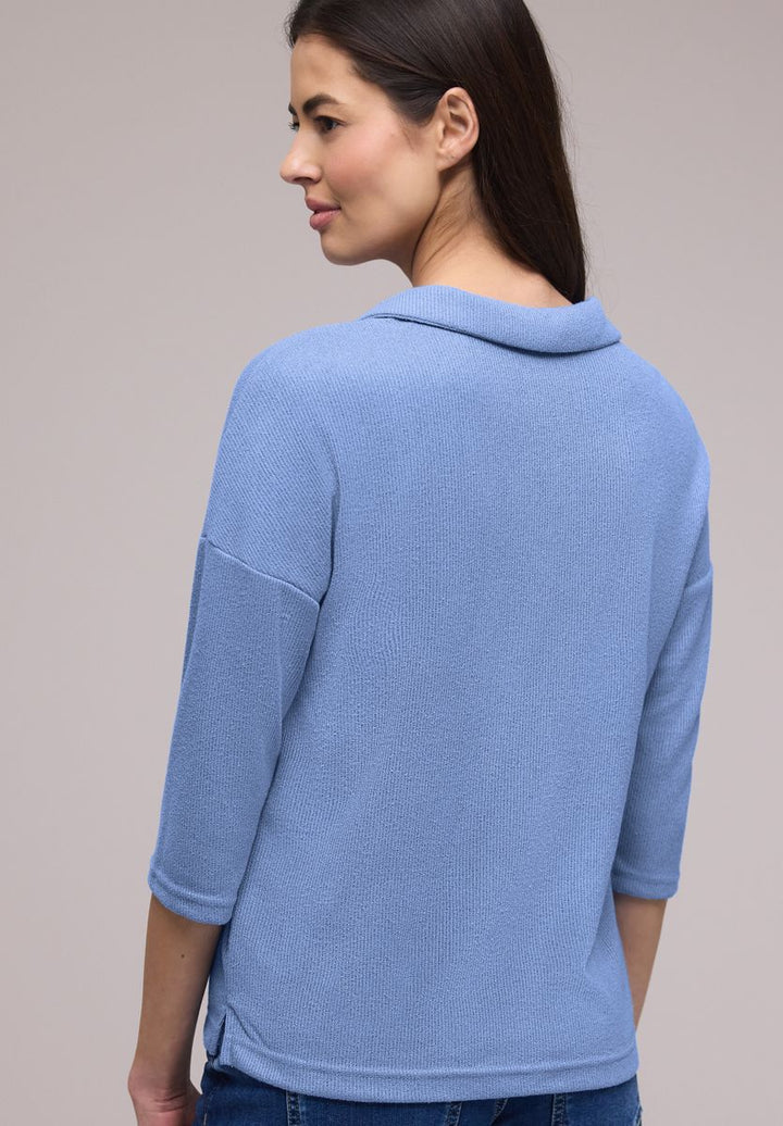 Shirt in Unifarbe