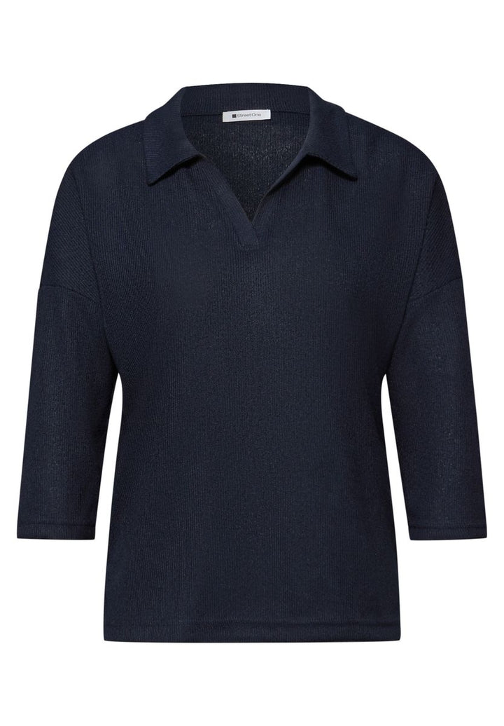 Shirt in Unifarbe