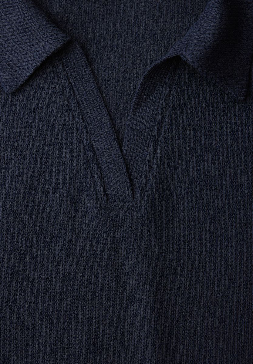 Shirt in Unifarbe