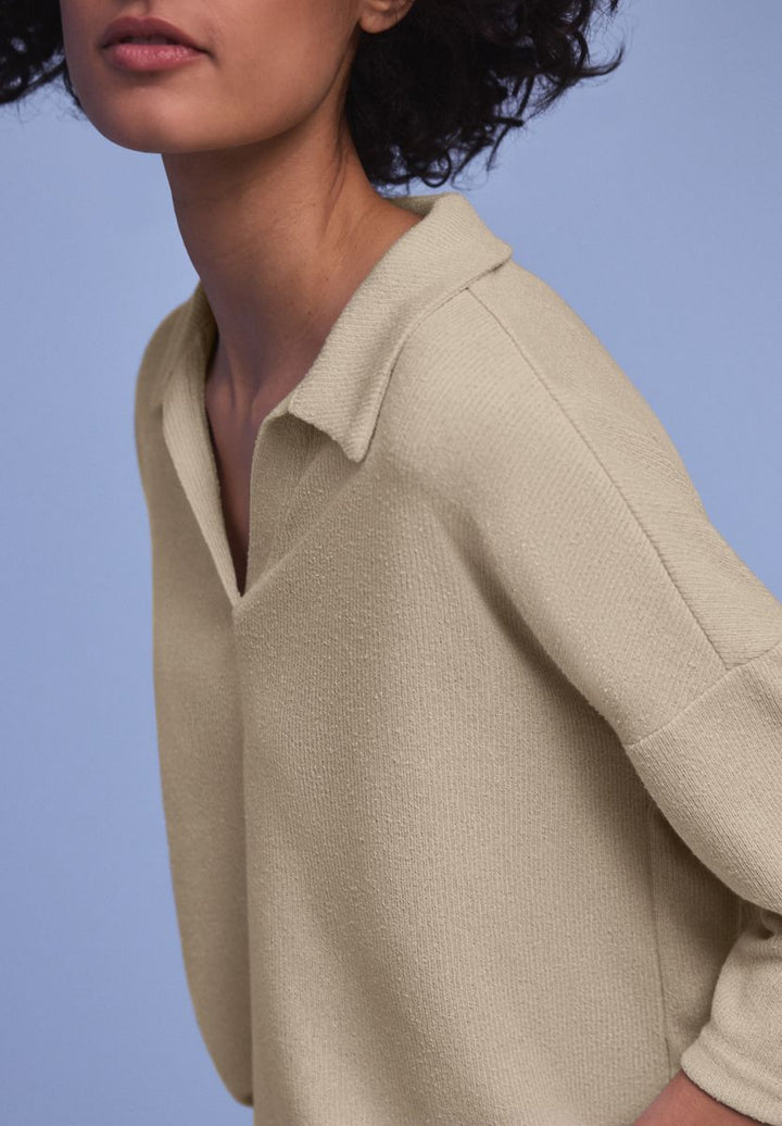 Shirt in Unifarbe