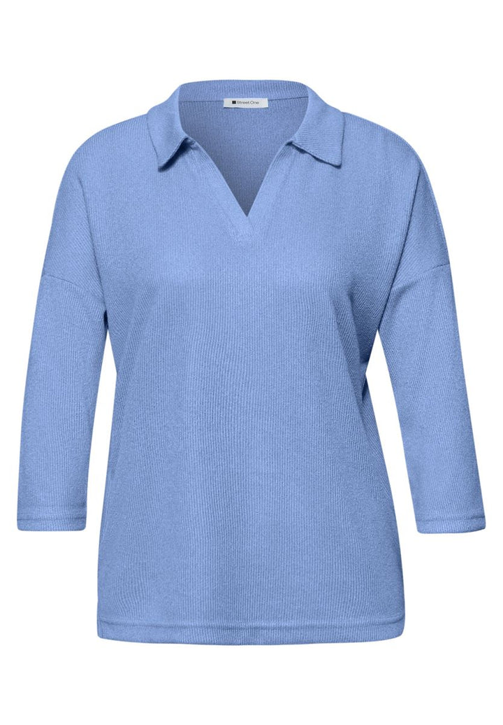 Shirt in Unifarbe