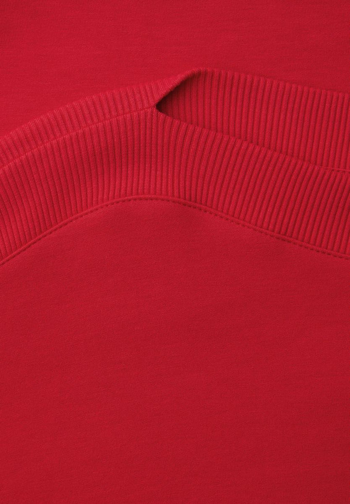 Dropped Shoulder Shirt mit Rippdetail