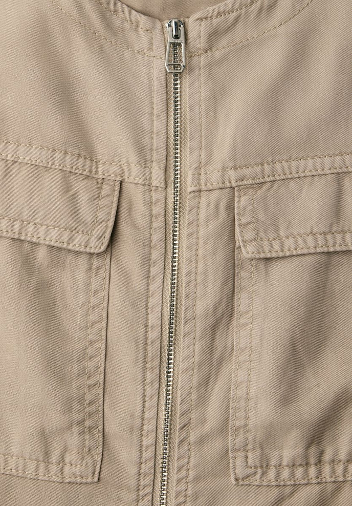 Jacke im Washed-Look mit Tunnelzug