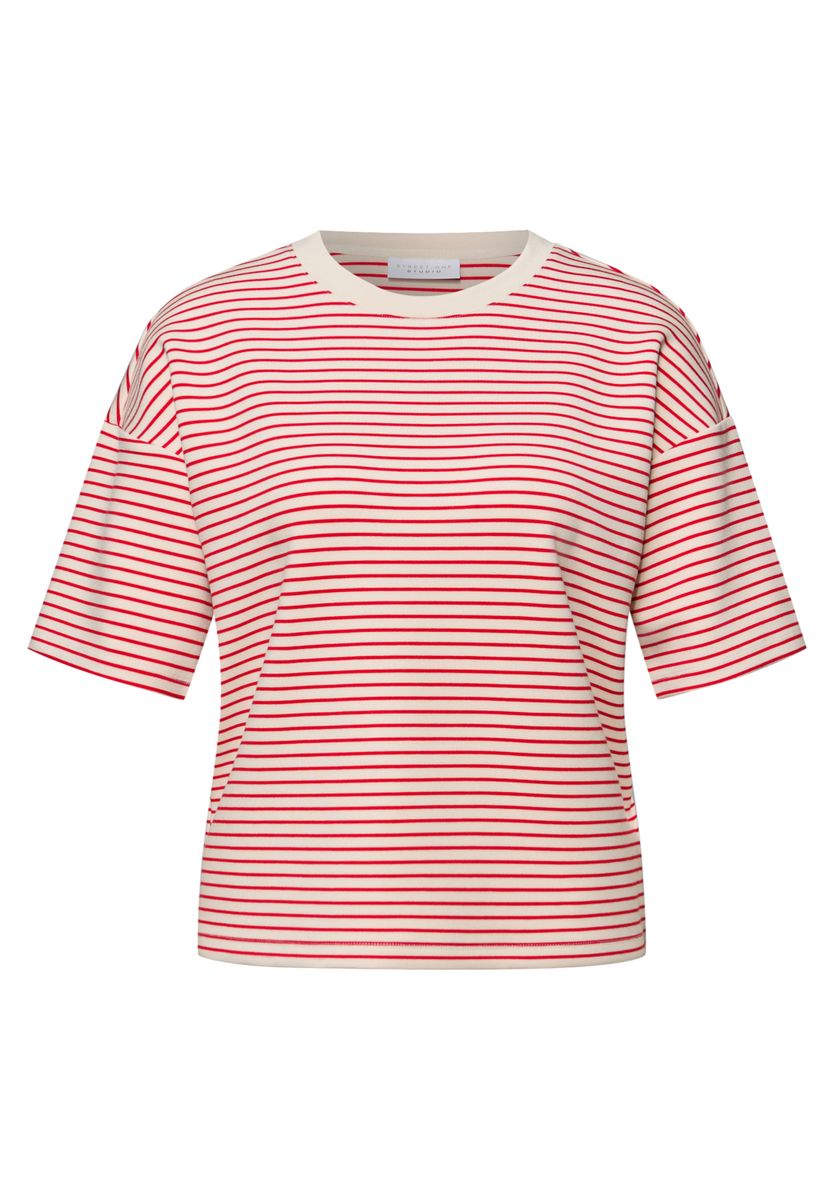 Fein gestreiftes Scuba T-Shirt
