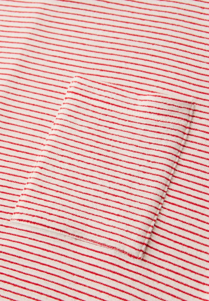 Kurzarmshirt mit Strukturstreifen
