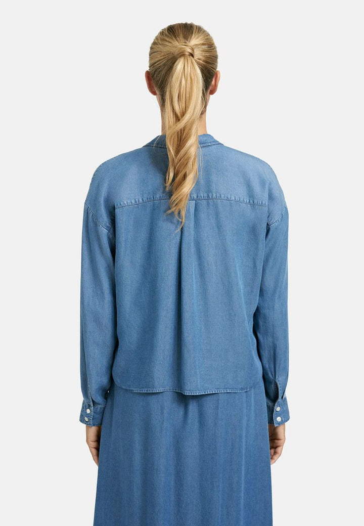 Lyocell Denim Boxy blouse