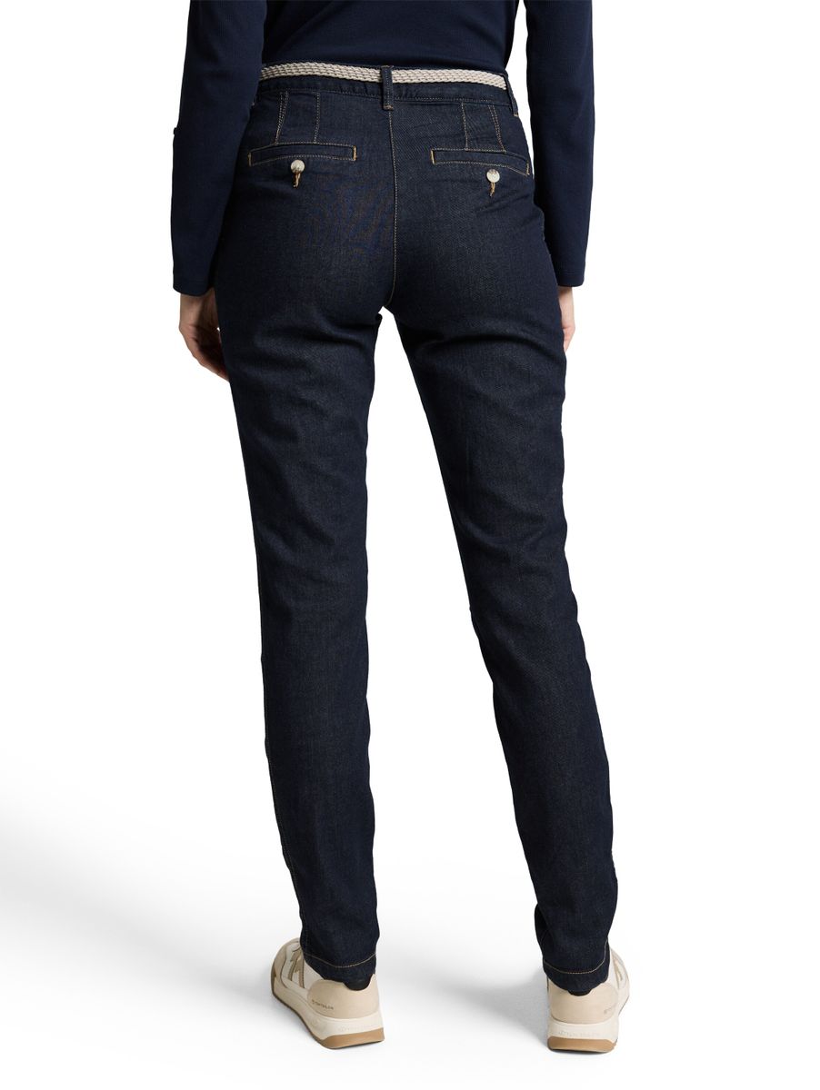 Slim Chino Hose im Jeans-Look