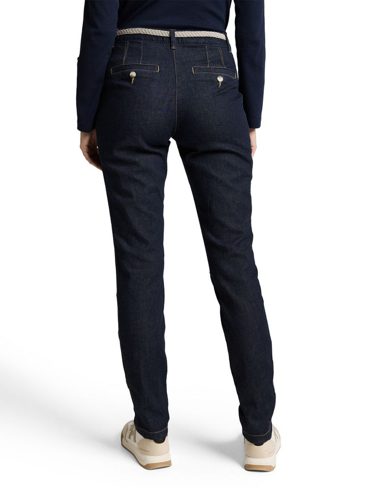 Slim Chino Hose im Jeans-Look