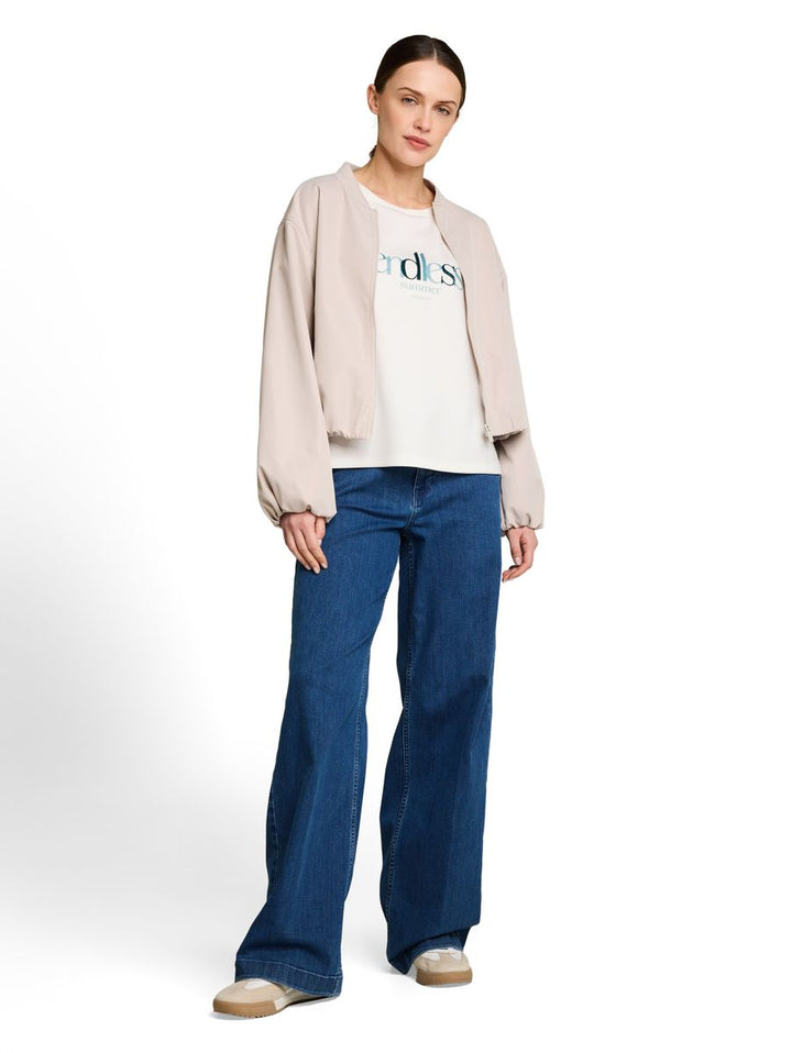 Loose Fit Scuba T-Shirt mit Print