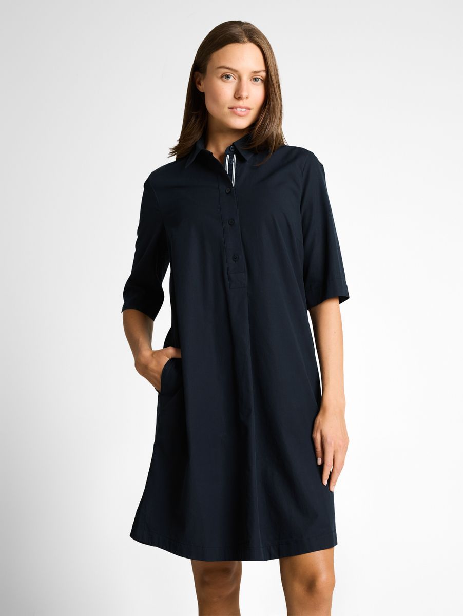 Blusenkleid mit Eingriffstaschen