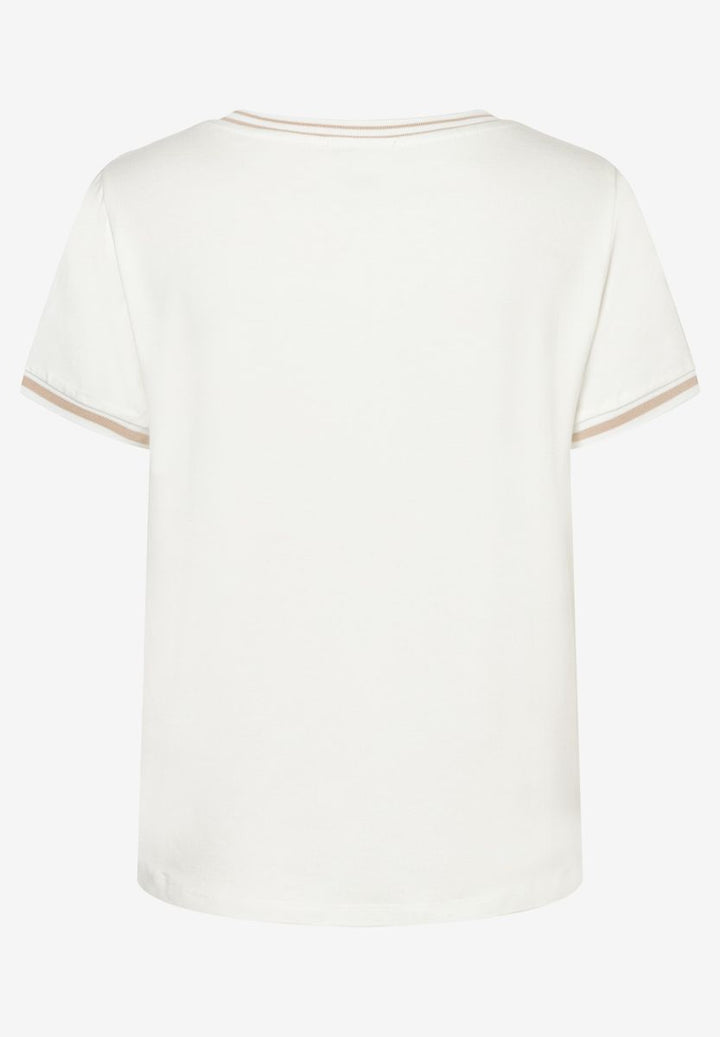 Blusenshirt mit Kontrastabschlüssen