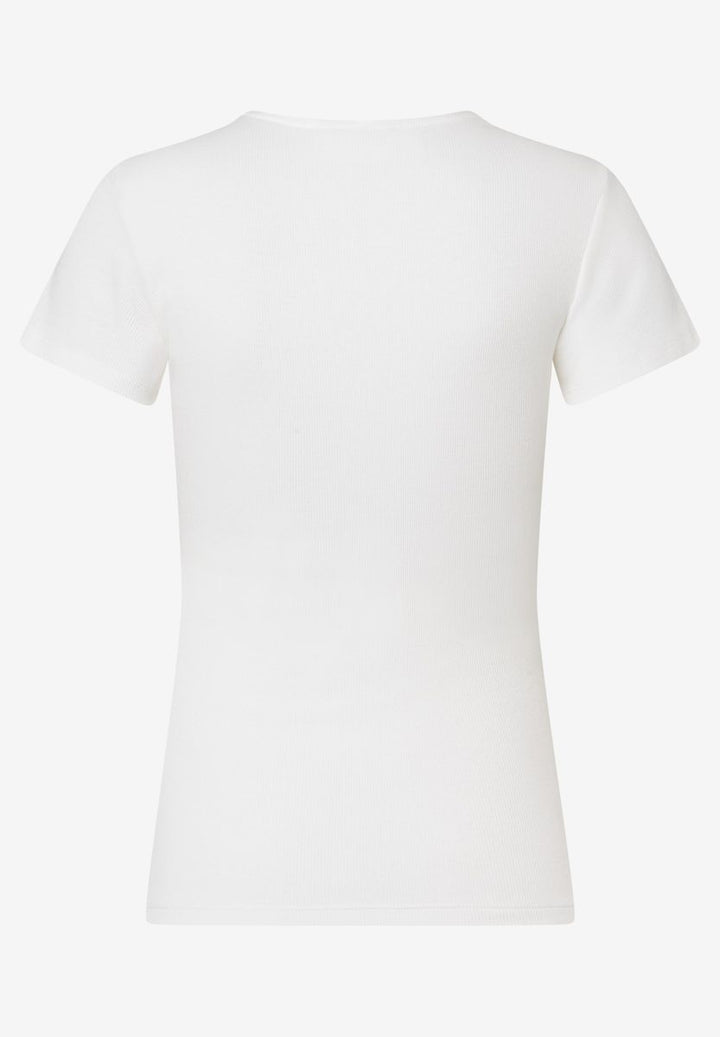 T-Shirt mit dekorativem Ausschnitt