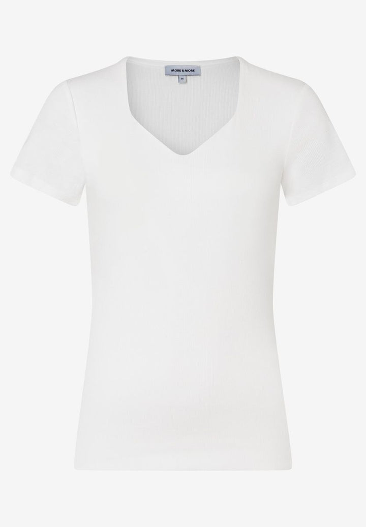T-Shirt mit dekorativem Ausschnitt