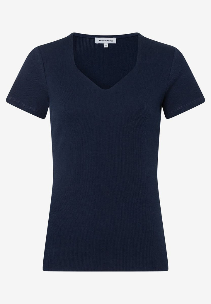 T-Shirt mit dekorativem Ausschnitt
