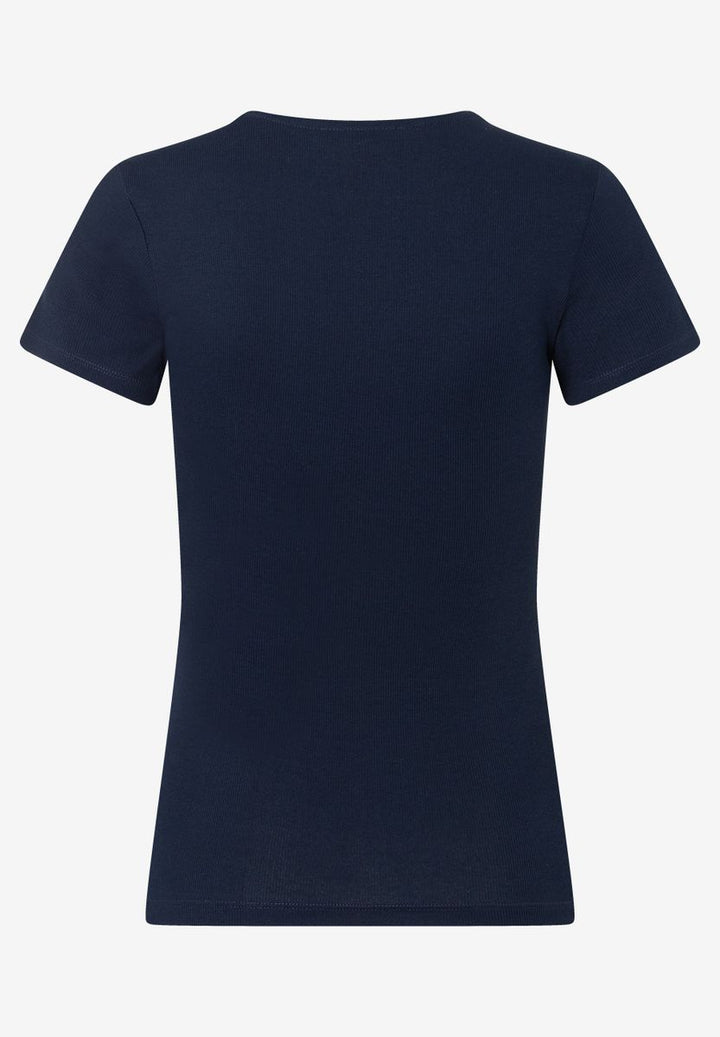 T-Shirt mit dekorativem Ausschnitt