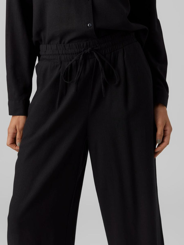 VMJESMILO LIN HW WIDE PANTS WVN NOOS
