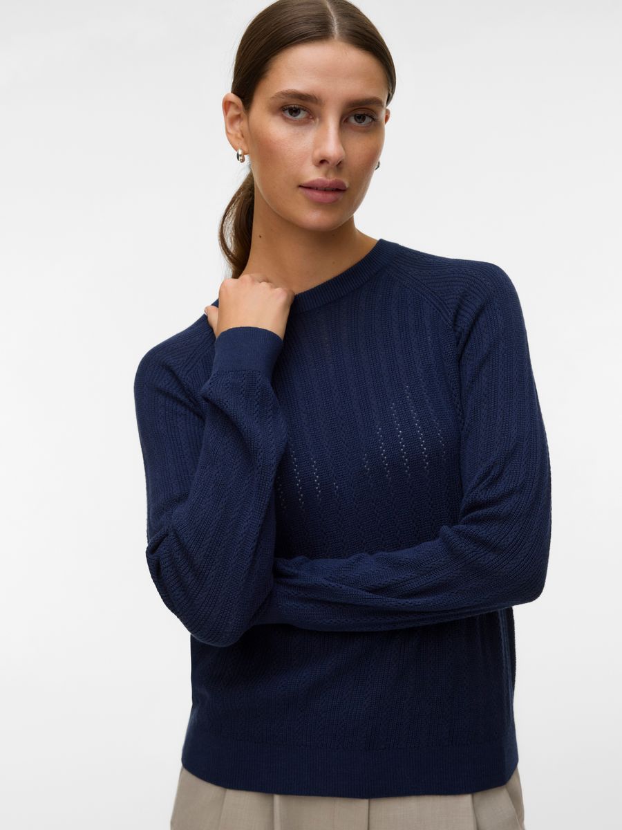 VMNEWLEX POINTELLE LS O-N PULLOVER NOOS