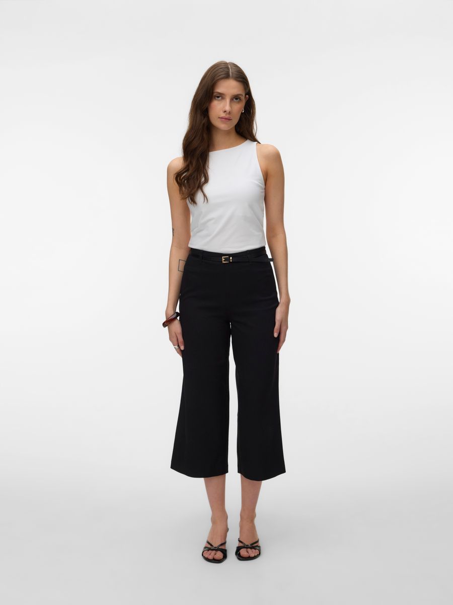 VMELMA HW WIDE CULOTTE BELT PANT NOOS