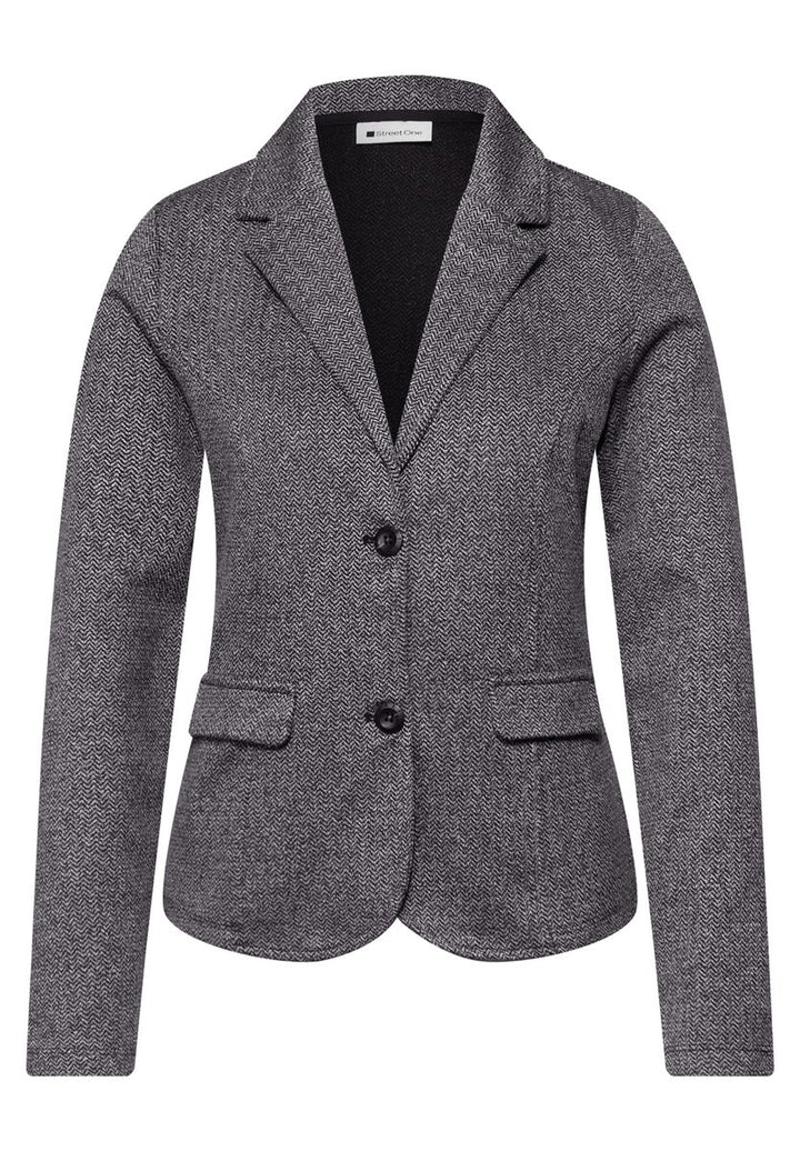 Basic Blazer mit Reverskragen