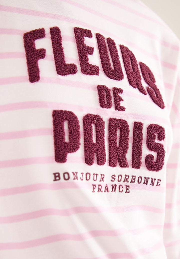 3/4-Arm Shirt mit Wording Artwork