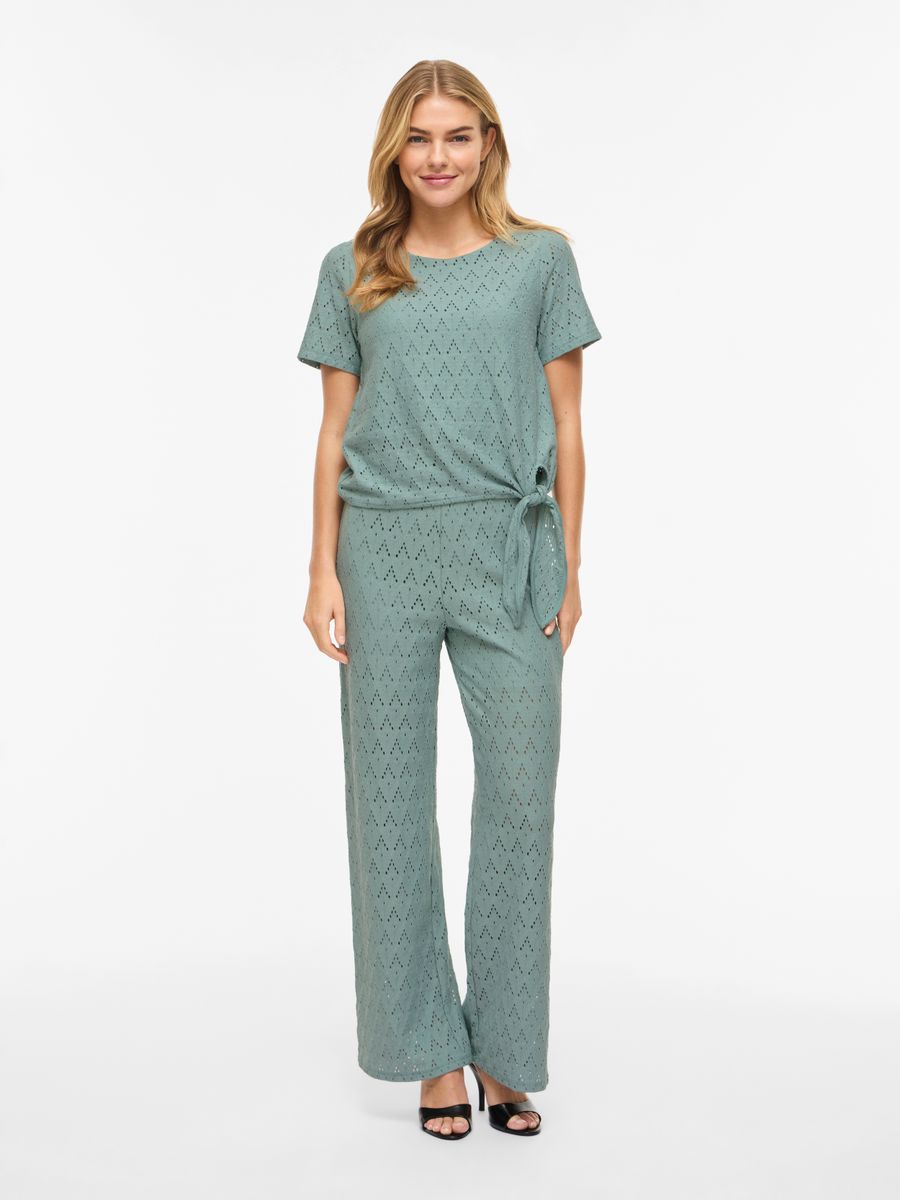 VIAMALINA OPEN O-NECK S/S TOP/VOL/PB