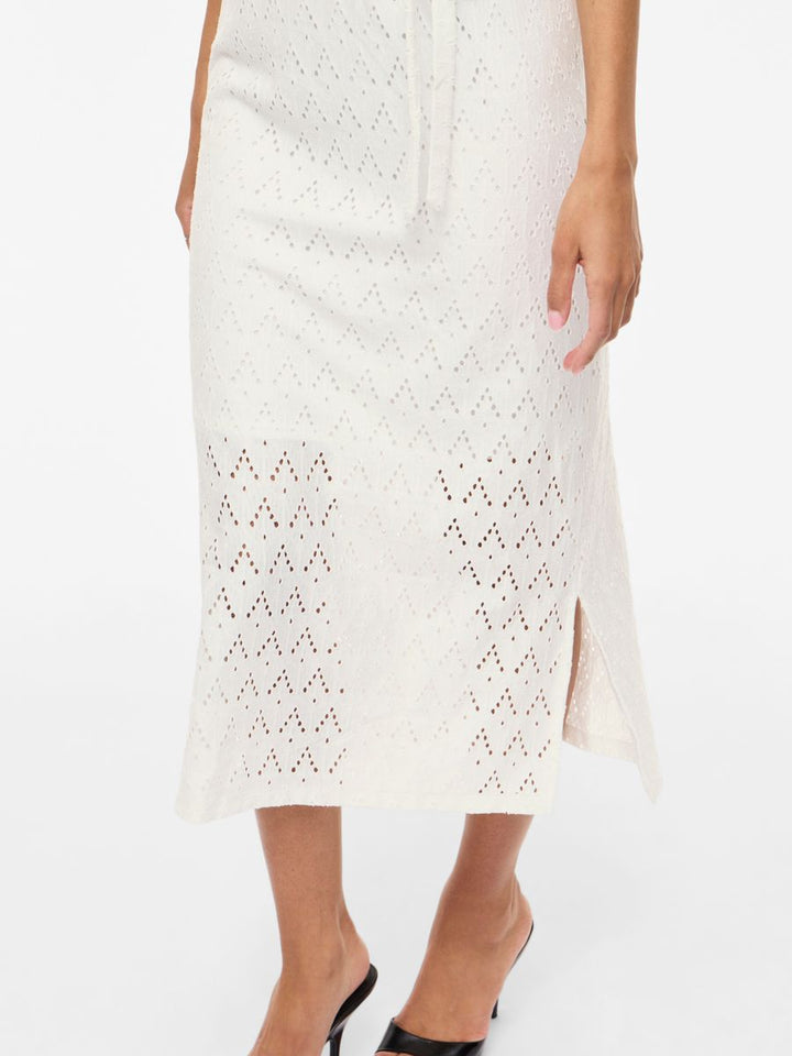VIAMALINA S/L MIDI DRESS/VOL/PB