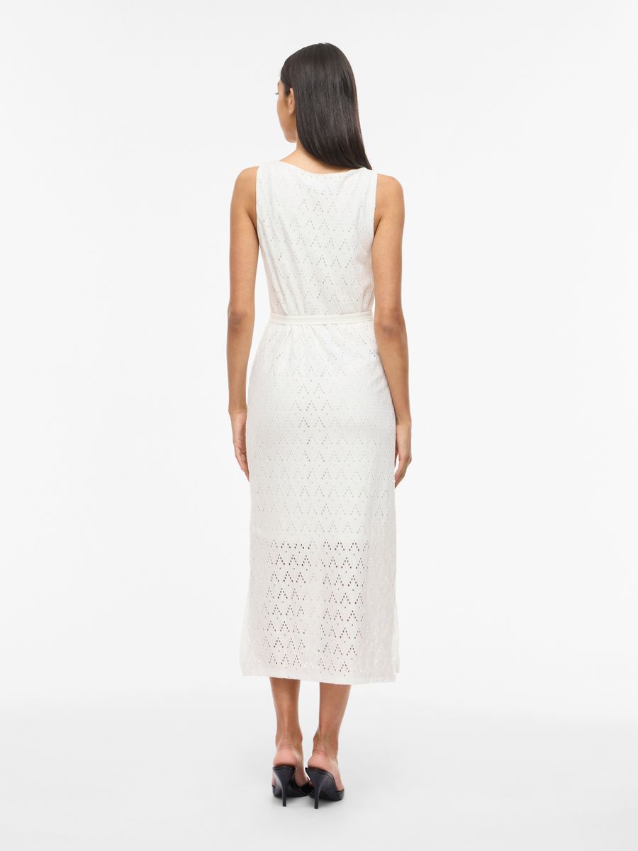 VIAMALINA S/L MIDI DRESS/VOL/PB