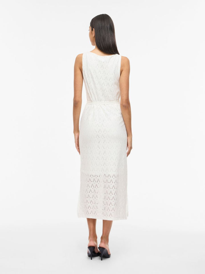 VIAMALINA S/L MIDI DRESS/VOL/PB