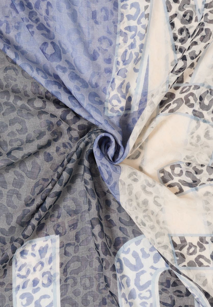 Tuch mit Ausbrenner-Muster