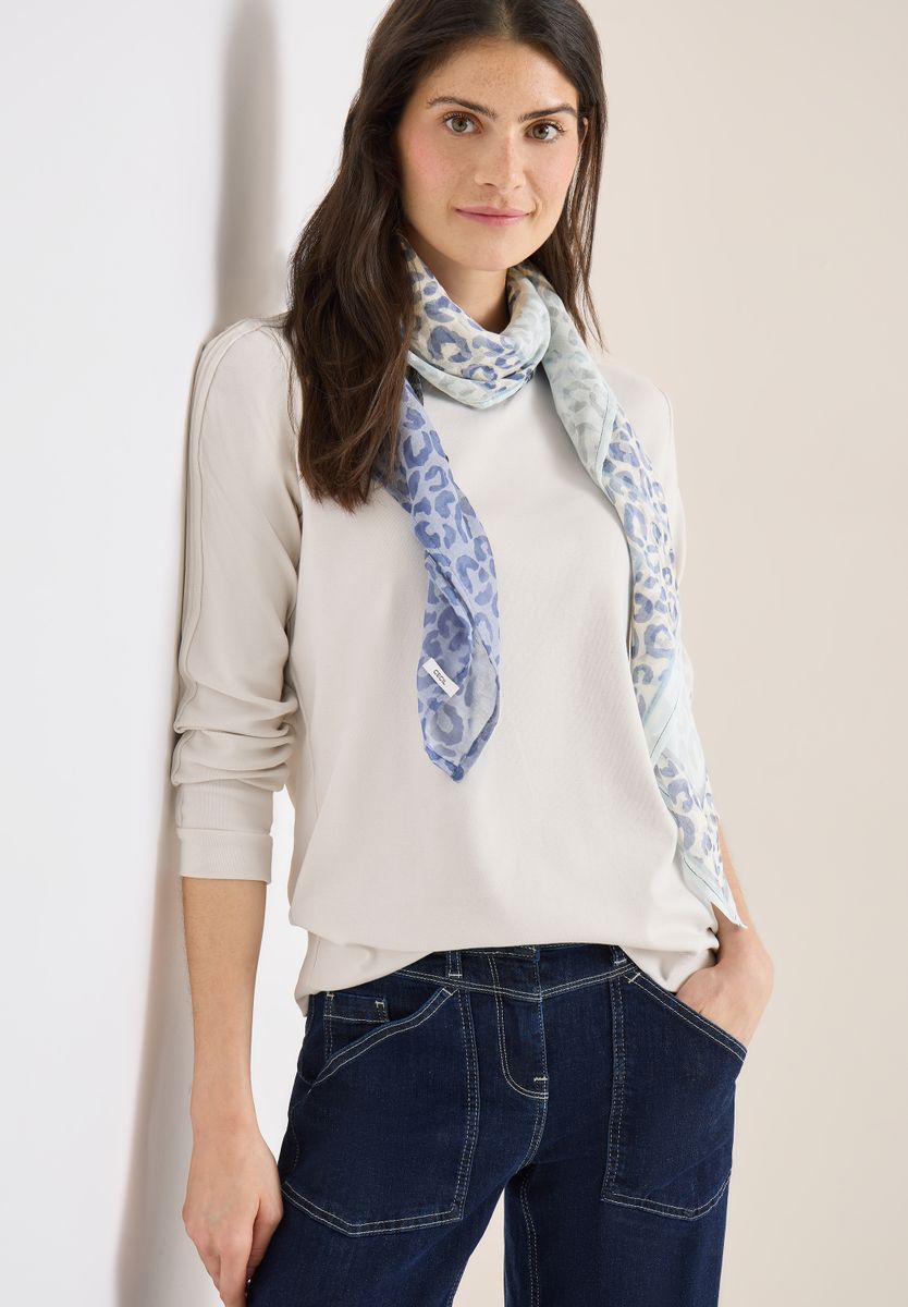 Tuch mit Ausbrenner-Muster