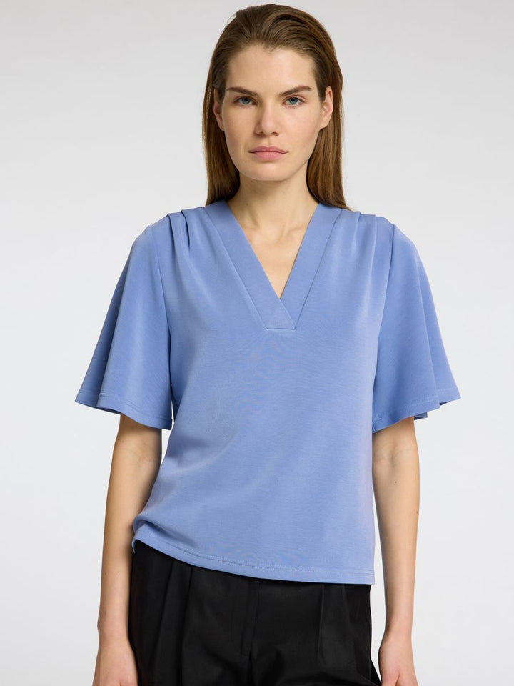 SLFTENNY SS V-NECK TOP NOOS