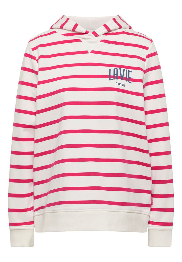 Sweatshirt mit Kapuze und Chestprint