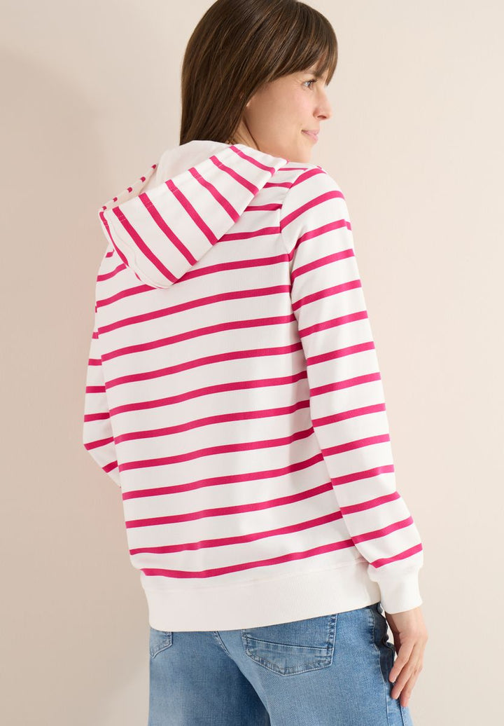 Sweatshirt mit Kapuze und Chestprint
