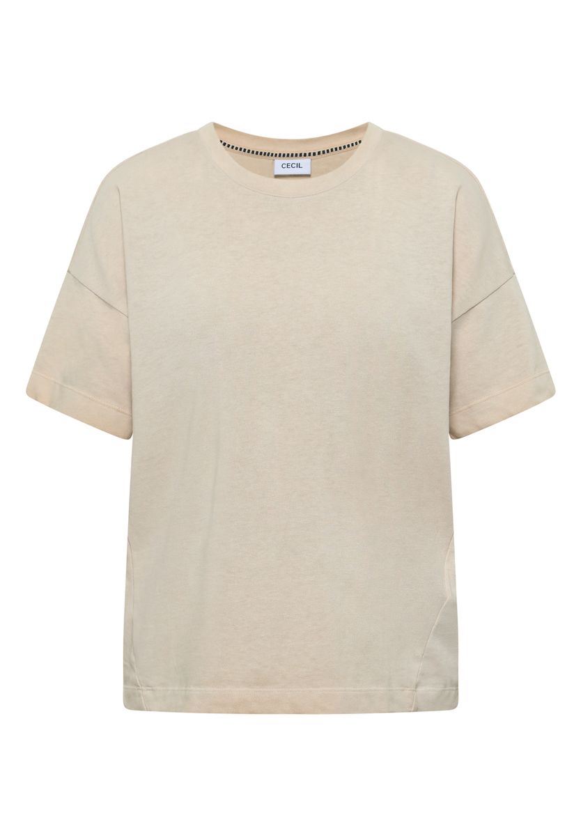 Kurzarm T-Shirt in Garment Dye Optik