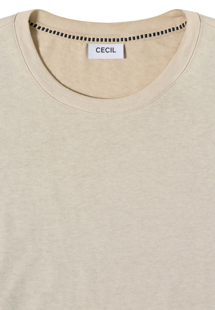 Kurzarm T-Shirt in Garment Dye Optik