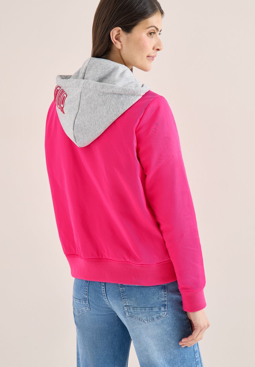 Blouson mit abnehmbarer Sweat-Kapuze