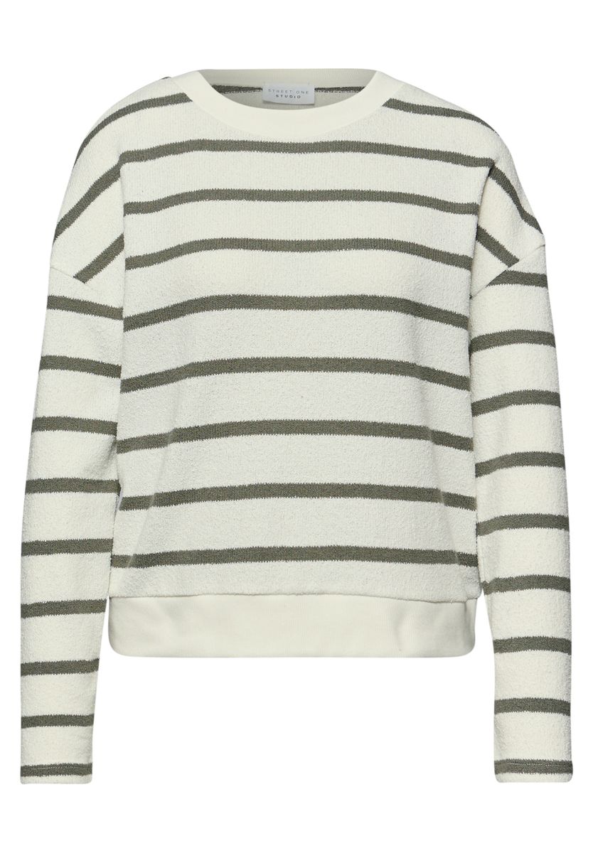Langarm Shirt mit Rundhals im Loose Fit