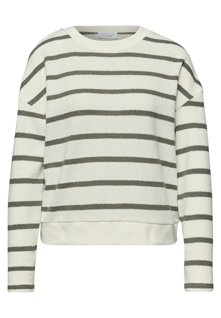 Langarm Shirt mit Rundhals im Loose Fit