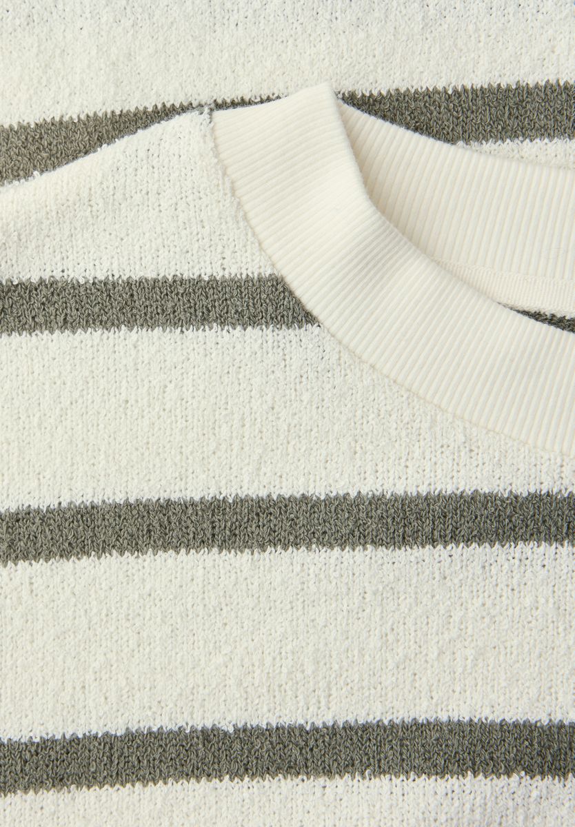 Langarm Shirt mit Rundhals im Loose Fit