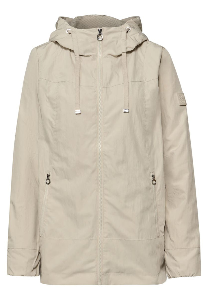 Jacke mit Kapuze und Zipper