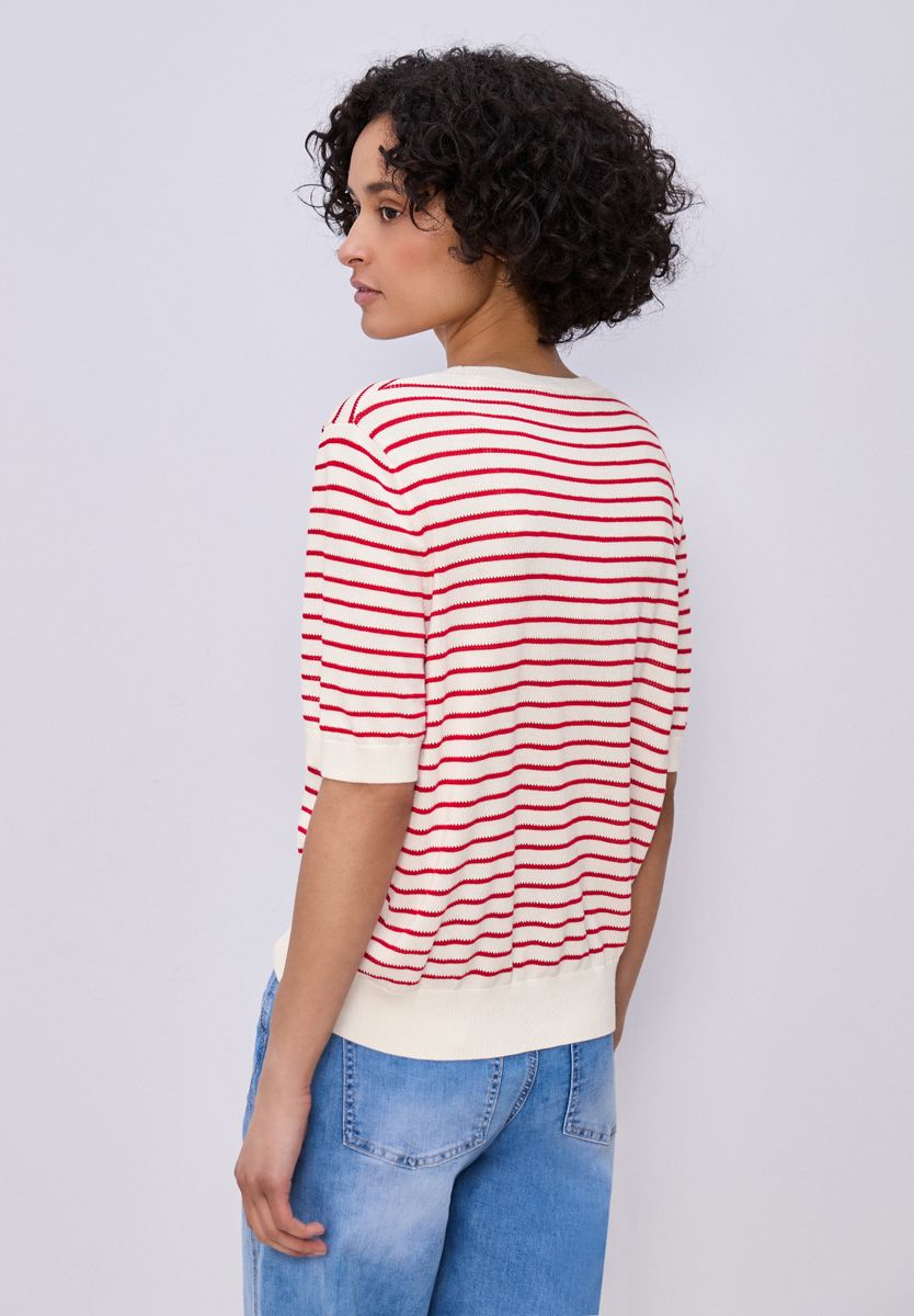 Kurzarm Pullover mit Rundhals