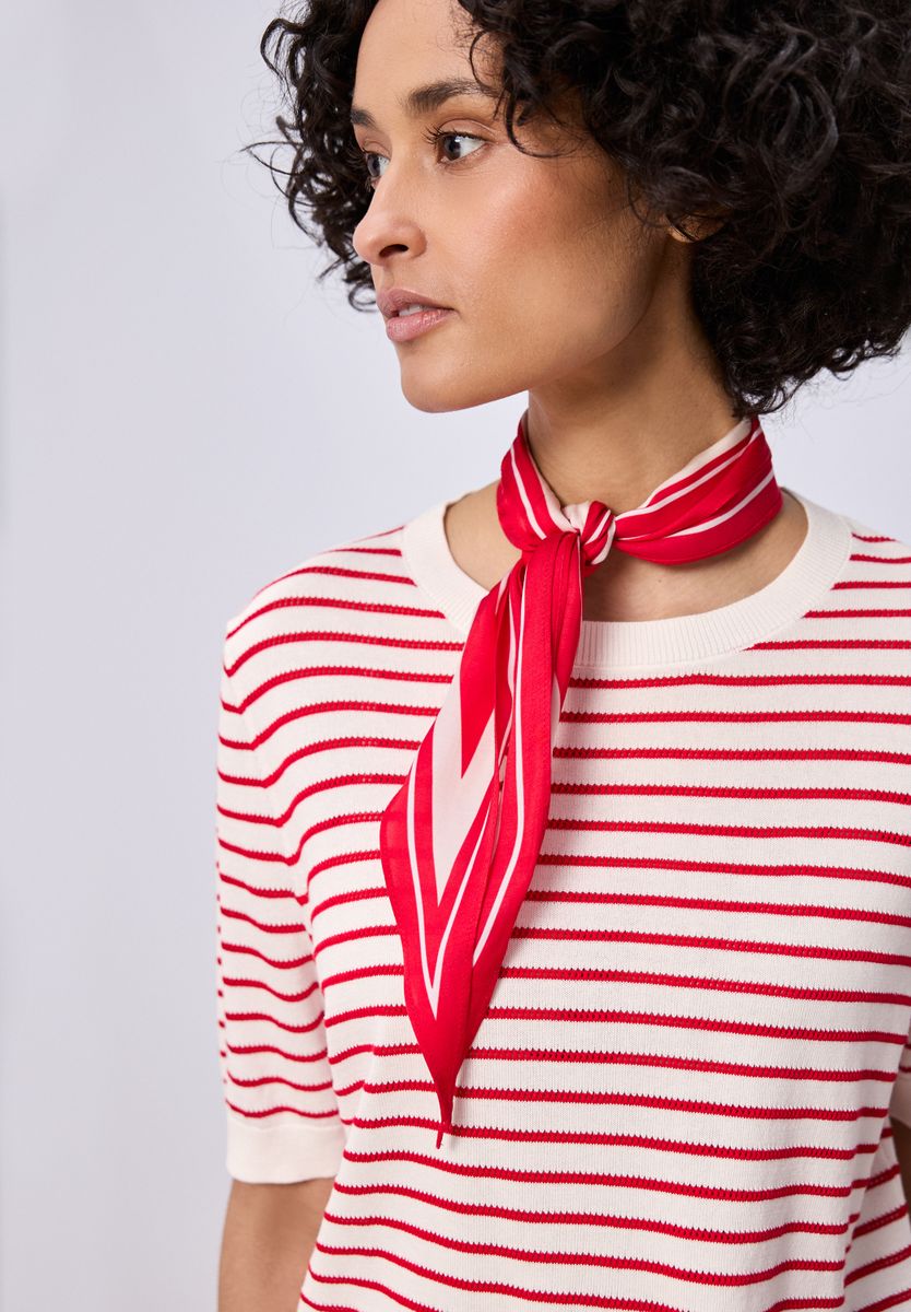 Kurzarm Pullover mit Rundhals