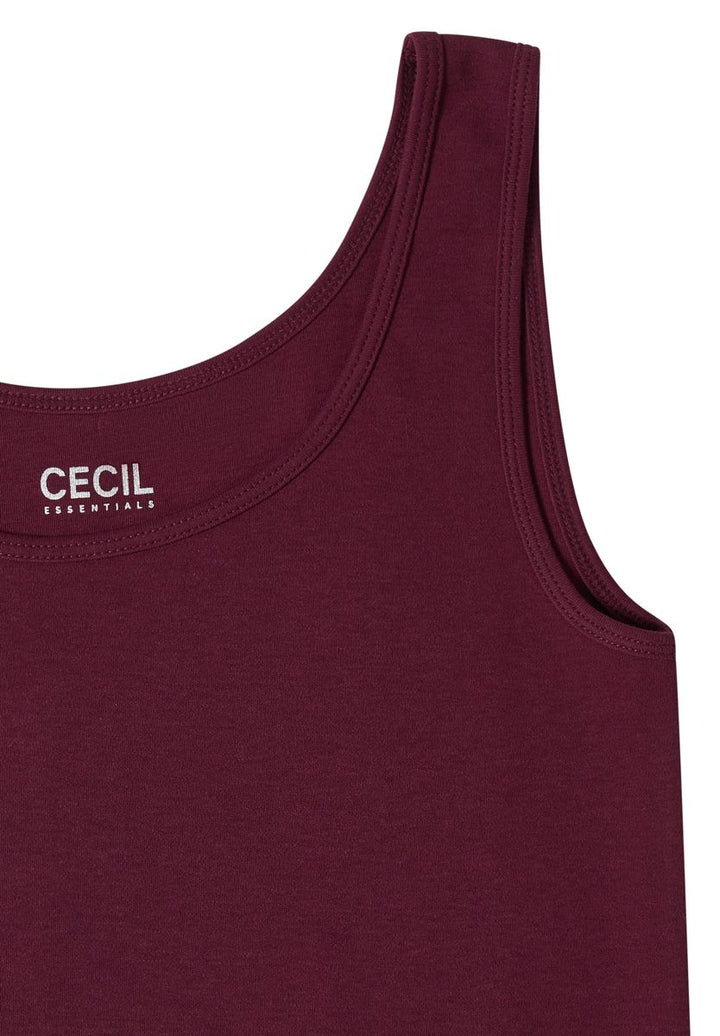 Basic Top aus reiner Baumwolle