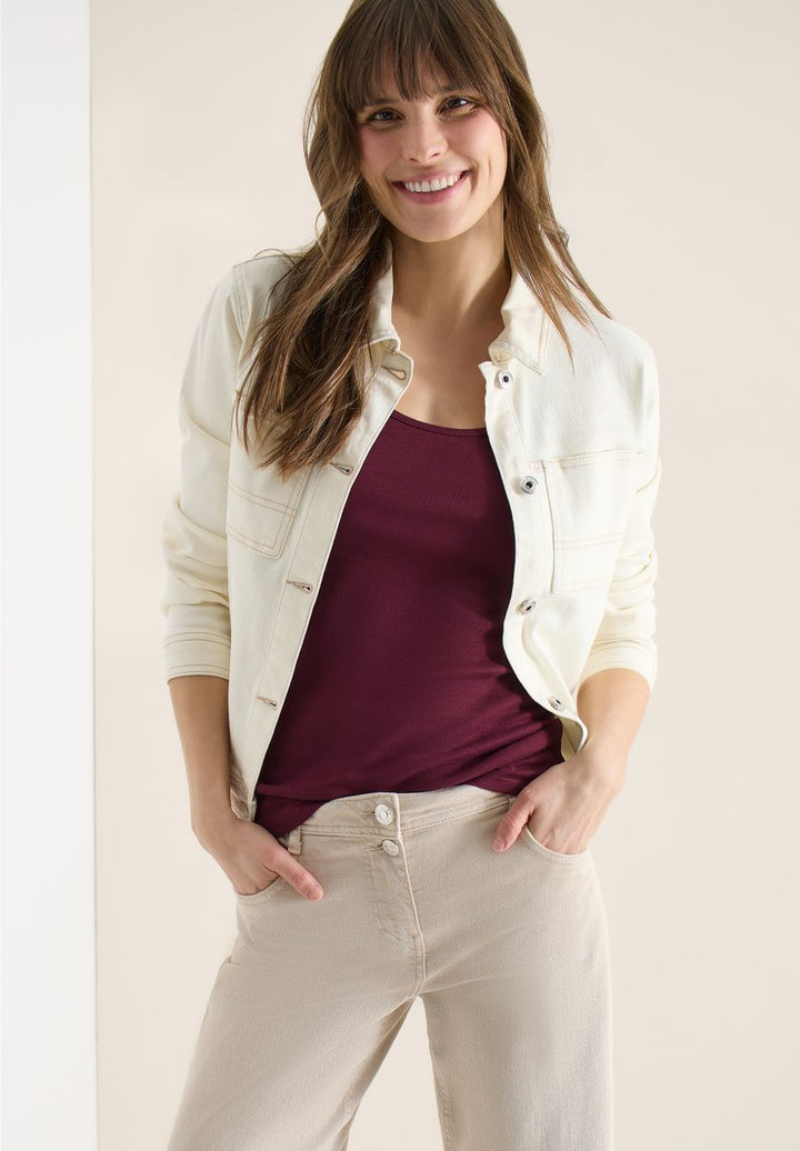 Basic Top aus reiner Baumwolle