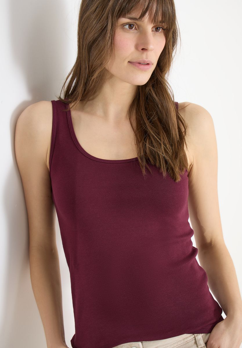 Basic Top aus reiner Baumwolle