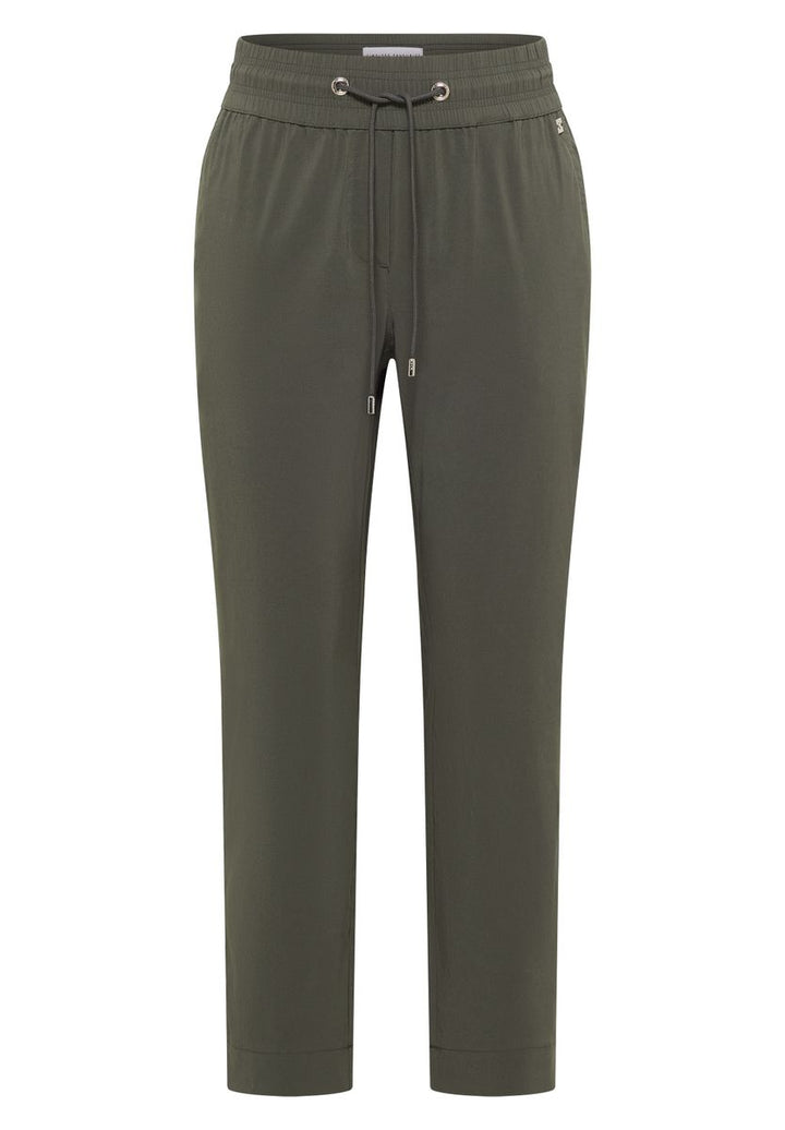 Mid Waist Slim Leg Hose im Casual Fit